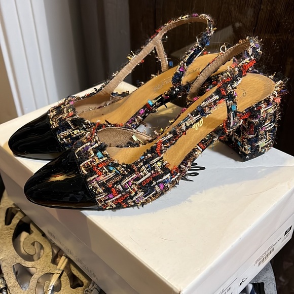 Midi tweed heels - Picture 4 of 4